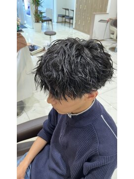 アッシュ 下丸子店(Ash) ツーブロック×スパイラルパーマ