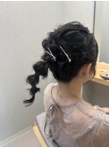 ポニーテールアレンジ