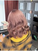 ピンクアッシュカラーベリーピンク【上野】