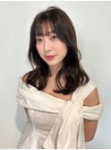 福井　駅前　韓国風くびれヘア　グレージュ　髪質改善　レイヤー