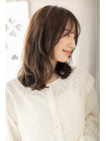 モッズヘア 上尾西口店(mod's hair) ミルクティーベージュ抜け感ウルフレイヤーロングZ上尾30代40代