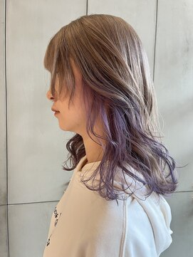 ディーナ(D'na) D'na×あかり　ハイトーンインナーパープル