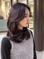 かきあげ前髪 色気レイヤー レイヤーカット