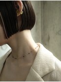 色っぽボブ 切りっぱなしボブ　似合わせカット ミニボブ