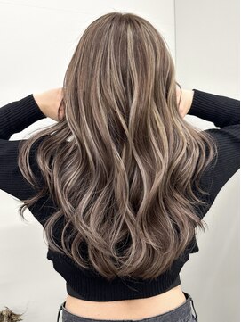 リリット(ReLit) くすみベージュマロンベージュホワイトブロンド細めハイライト