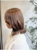 ブリーチ無しブラウンベージュ