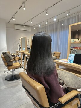 クラップス 上大岡(CLAPS) 髪質改善縮毛矯正ストレートパーマロング10代20代30代