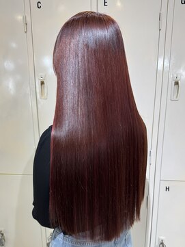 デート 下北沢(DATE) ★　艶髪ダブルカラーピンクブラウン　Ribbonトリートメント　★