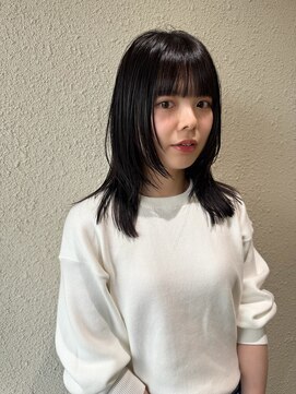 キュー(que) フェイスレイヤー 暗髪