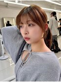レイヤー/ネビージュ/韓国ヘア/イメチェン/縮毛矯正/中野/