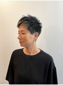 くせ毛を楽しむ刈り上げベリーショート×NYドライカット