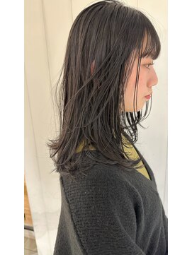 マスカリ(muscali) Ryoオリーブベージュグレージュレイヤーカット髪質改善ULTOWA