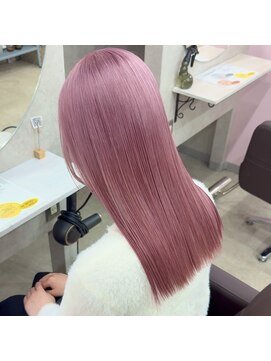 アン ブリーチ 大宮駅東口店(UN BLEACH) ブリーチ2回 ピンクベージュカラー