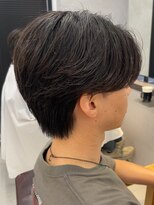 アンサー 渋谷(ANSWER)&nbsp;センターパートシースルー毛流れフェザーパーマ大人ヘア韓流