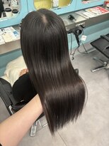 ノー バイ イオエ 西梅田(no. by ioe)&nbsp;ブリーチなしカラー/髪質改善/ミルクティーベージュ/小顔へア