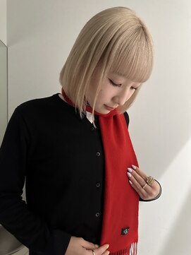 ワンカラー/ブリーチカラー/髪質改善/ハイトーンカラー