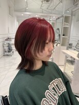 ヘアーアンドメイク ニューヨークニューヨーク 姫路店(Hair&Make NYNY)&nbsp;デザインカラー/ウルフ/レイヤー/レッド