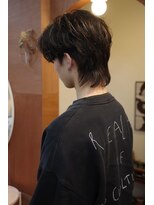 エディ(Edy)&nbsp;メンズウルフカットマッシュウルフニュアンスパーマ眉毛カット