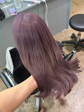 ザ ドッツ(THE DOTS) ラベンダー ピンク ベージュ ブリーチ カラー