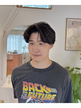 ホーミー(hommy)の写真/男性のお客様も歓迎☆韓国ヘアやビジネスカジュアルならお任せ!トレンドパーマで最旬スタイルを演出◎