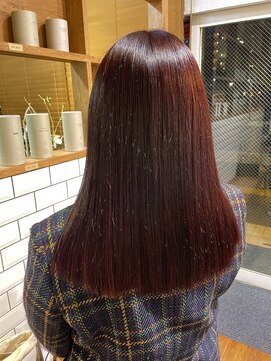 ミルコ 蕨店(milco) ノンアルカリ縮毛矯正×ボルドーカラー