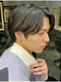 men's/メンズ/フェザーパーマ/黒染め/韓国