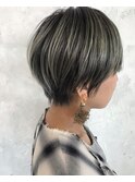 ショートグレージュ