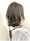 【パーマ】外はねウルフのワンカールスタイル