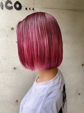 ヘア ラボ ニコ 藤沢店(hair Labo nico...) ピンク nico中川