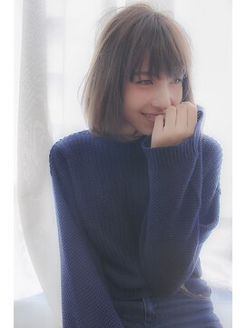 サングース(Sungoose) Sungoose カーキグレージュ大人かわいいフェザーバング