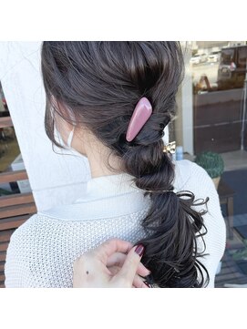 コットン 松本店(Cotton) ねじねじ編みおろしアレンジ