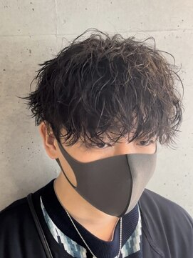 メンズサロンドットリアン(dot. lien) 無造作スパイラルパーマ刈り上げマッシュメンズパーマ