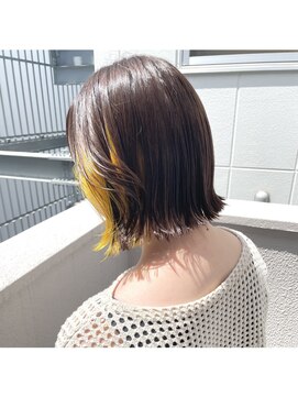 エストアール フクオカ 福岡博多店(est-r. Fukuoka) インナーカラー/イヤリングカラー/切りっぱなし/博多