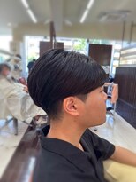 ウィーブ 成田店(Weve)&nbsp;メンズ×センターパート×毛流れニュアンスパーマ