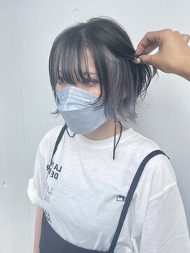 カリーナコークス 原宿 渋谷(Carina COKETH) グレー/ウルフカット/インナーカラー/ダブルカラー/レイヤー