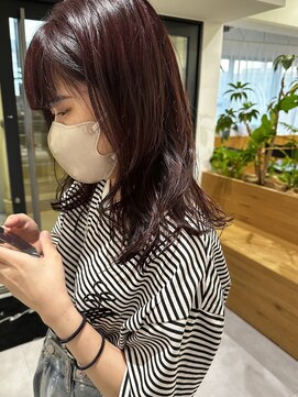 オーシャン(Ocean) ［Ocean Hair&Life 水田］夏の深みボルドーカラー☆