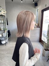 ケアブリーチでダメージレスにハイトーンカラーをお楽しみ頂けます♪
