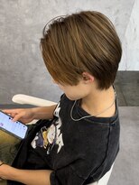 エクファフォーメン(EX-FA FOR MEN)&nbsp;カルマパーマ/ベリーショート/ダークアッシュ/ニュアンスパーマ