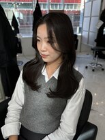 マーシュ 梅田(marshu)&nbsp;ワンホンヘア / 韓国ヘア /くびれ巻き°○