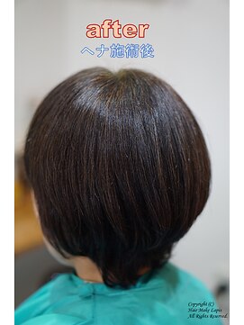 ヘアーメイク ラピス(hair make Lapis) ヘナで白髪染め
