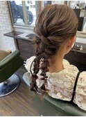 参列ヘアセット