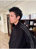 スパイキーショート×ブラック
