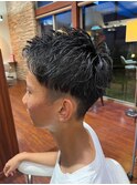 アップバングショート