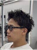 ピンパーマスパイキーショート