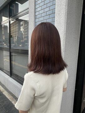 ヘアーラボ ノッシュ 唐人町店(Hair Labo Nosh) チェリーブラウン
