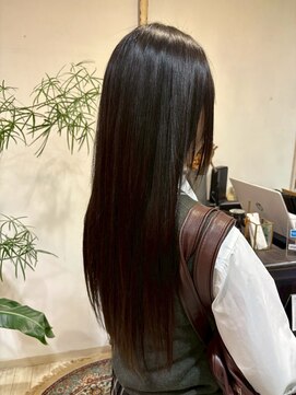 マイ ヘア デザイン 岡崎(MY hair design) 髪質改善縮毛矯正＊ツヤ髪ストレートロング＊大人可愛いモテ20代