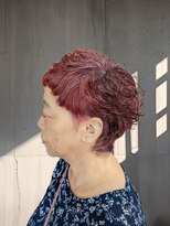 シーシードゥー(C'C DEUX)&nbsp;クセ生かし大人ウルフ/ビビッドレッド/白髪生かし/飯田橋早稲田