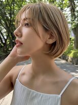 ロンドエニカ 大宮(Lond enika)&nbsp;グランマッシュ/細めハイライト/ショート/白髪ぼかし/前髪/大宮