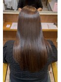 ロングレイヤーストレートパーマ
