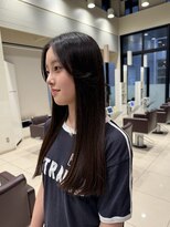 ザザ ZA/ZA 茗荷谷&nbsp;韓国風切りっぱなしロング